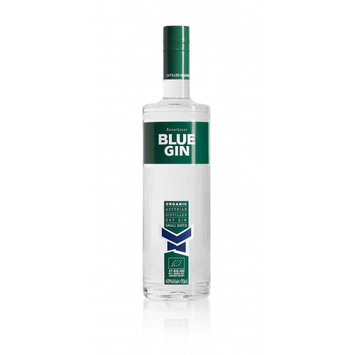 Reisetbauer Qualitätsbrand Blue Gin Organic 0,7l.