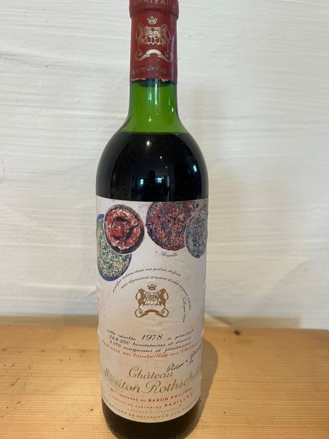 1978 Chateau Mouton Rothschild 1er GCC Füllniveau Mid - High Shoulder