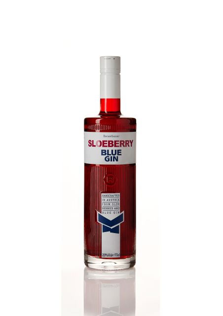 Reisetbauer Qualitätsbrand Sloeberry Blue Gin 1,75l.